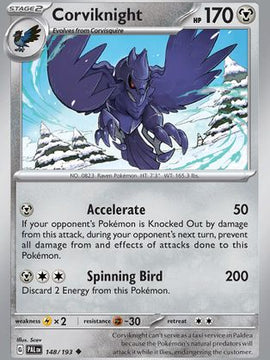 Corviknight (148/193) [Scarlet & Violet: Paldea Evolved]