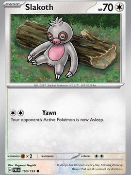 Slakoth (160/193) [Scarlet & Violet: Paldea Evolved]
