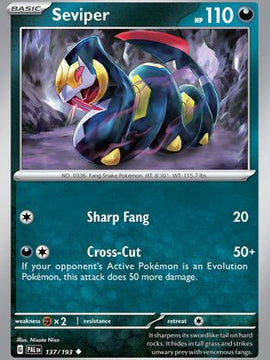 Seviper (137/193) [Scarlet & Violet: Paldea Evolved]