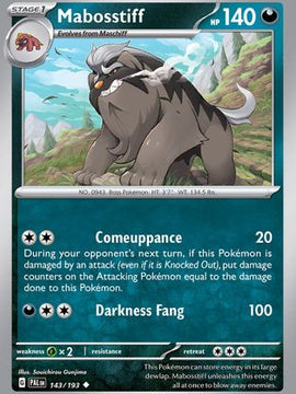 Mabosstiff (143/193) [Scarlet & Violet: Paldea Evolved]