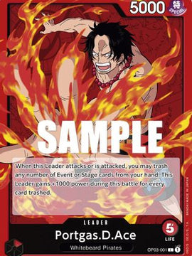 Portgas.D.Ace (OP03-001) - Pillars of Strength