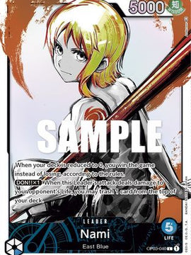 Nami (040) (Alternate Art) (OP03-040) - Pillars of Strength Foil
