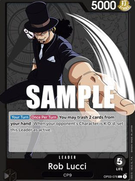 Rob Lucci (076) (OP03-076) - Pillars of Strength