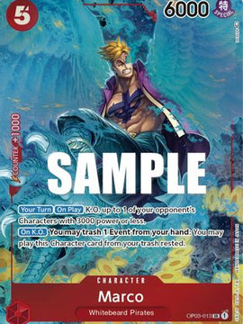 Marco (Alternate Art) (OP03-013) - Pillars of Strength Foil