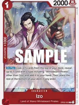 Izo (OP03-003) - Pillars of Strength Foil