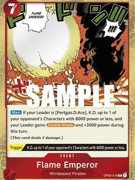 Flame Emperor (OP03-016) - Pillars of Strength Foil