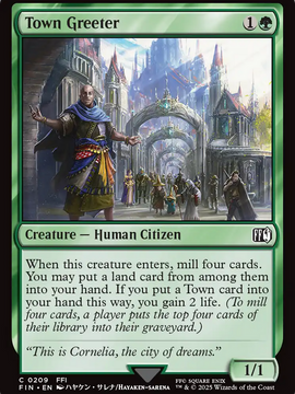 Town Greeter (FIN-209) - FINAL FANTASY Foil