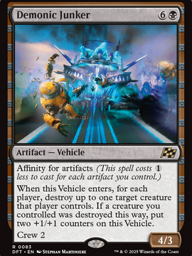 Demonic Junker (DFT-083) - Aetherdrift Foil