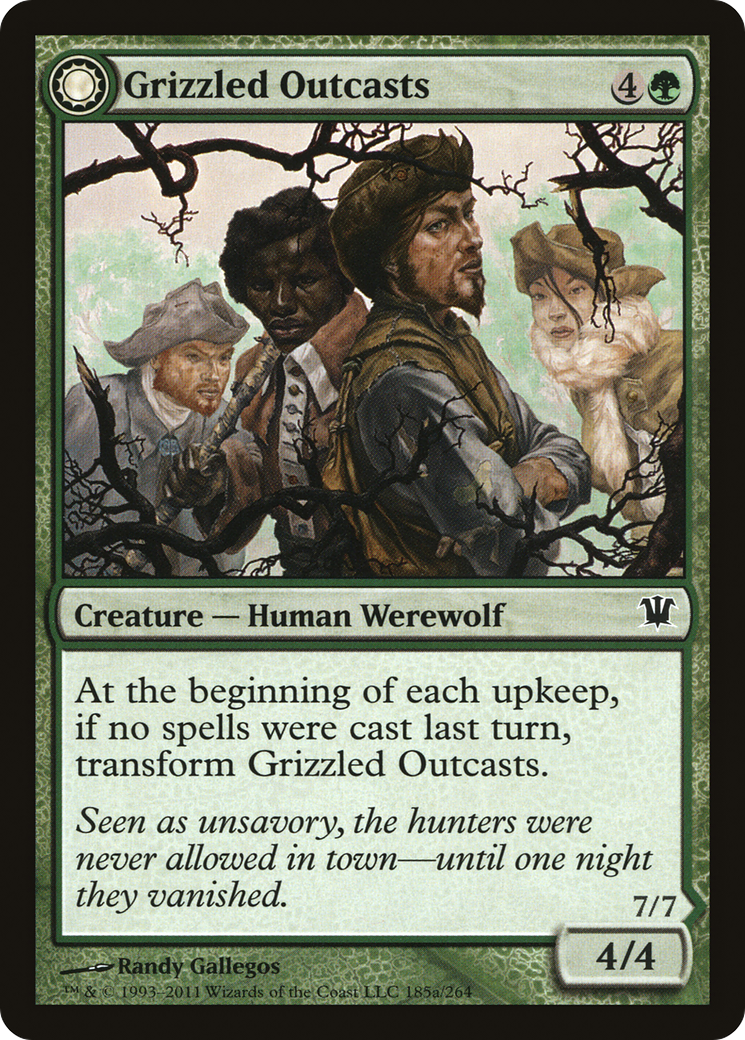 Grizzled Outcasts // Krallenhorde Wantons (ISD-185) - Innistrad: (Double Faced Transform)