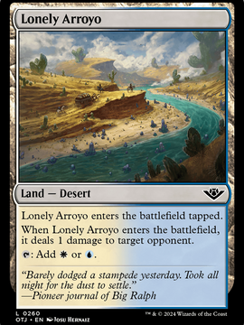 Lonely Arroyo (OTJ-260) - Outlaws of Thunder Junction