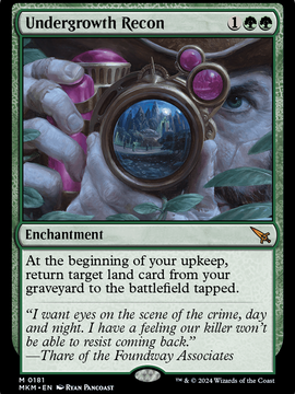 Undergrowth Recon (MKM-181) - Murders at Karlov Manor Foil