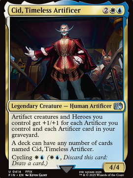 Cid, Timeless Artificer (0414) (FIN-414) - FINAL FANTASY Foil