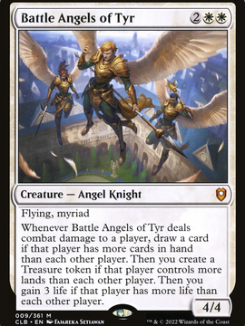 Battle Angels of Tyr (CLB-009) - Commander Legends: Battle for Baldur's Gate Foil