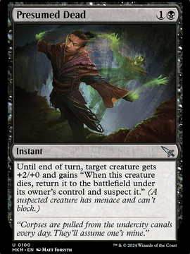 Presumed Dead (MKM-100) - Murders at Karlov Manor Foil