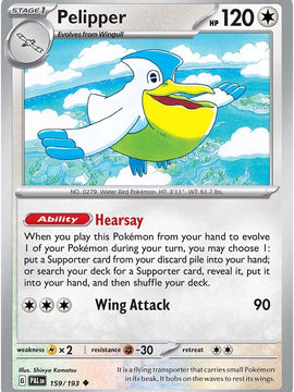 Pelipper (159/193) [Scarlet & Violet: Paldea Evolved]