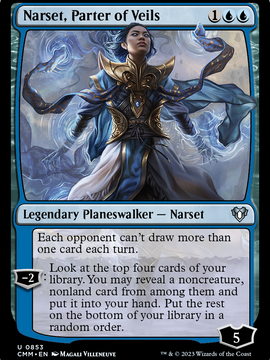 Narset, Parter of Veils (CMM-853) - Commander Masters