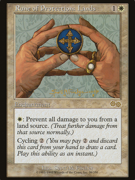 Rune of Protection: Lands (USG-039) - Urza's Saga