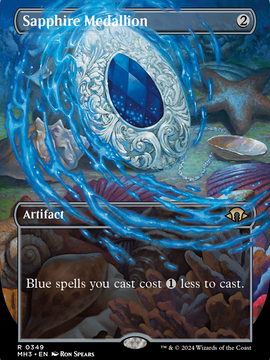 Sapphire Medallion (MH3-349) - Modern Horizons 3 (Borderless) Foil