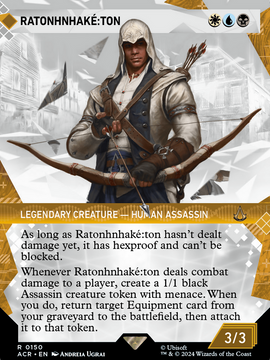 Ratonhnhaké꞉ton (ACR-150) - Assassin's Creed: (Showcase) (Borderless)