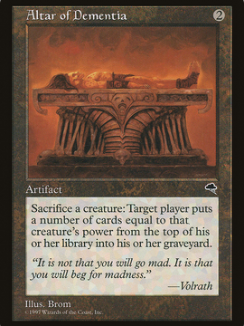 Altar of Dementia (TMP-276) - Tempest