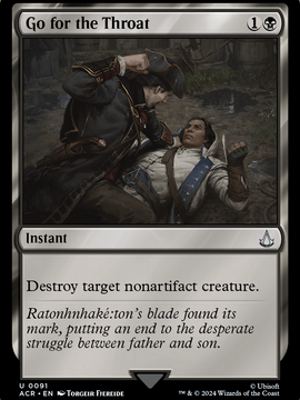 Go for the Throat (ACR-091) - Assassin's Creed Foil