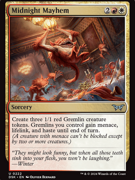 Midnight Mayhem (DSK-222) - Duskmourn: House of Horror Foil