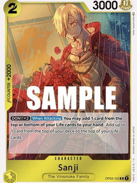 Sanji (OP03-102) - Pillars of Strength Foil
