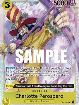 Charlotte Perospero (OP03-113) - Pillars of Strength Foil