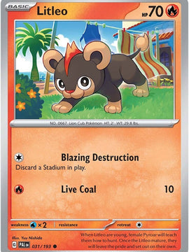 Litleo (031/193) [Scarlet & Violet: Paldea Evolved]