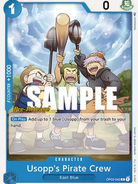 Usopp's Pirate Crew (OP03-042) - Pillars of Strength Pre-Release Cards