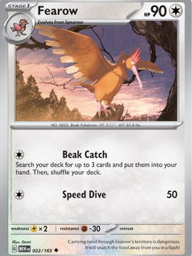 Fearow (022/165) [Scarlet & Violet: 151]