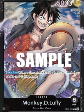 Monkey.D.Luffy (001) (ST08-001) - Starter Deck 8: Monkey.D.Luffy Foil