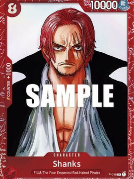 Shanks (Premium Card Collection -ONE PIECE FILM RED Edition-) (P-016) - One Piece Promotion Cards Foil