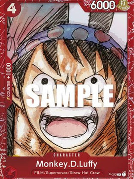 Monkey.D.Luffy (Premium Card Collection -ONE PIECE FILM RED Edition-) (P-022) - One Piece Promotion Cards Foil