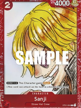 Sanji (Premium Card Collection -ONE PIECE FILM RED Edition-) (ST01-004) - One Piece Promotion Cards Foil