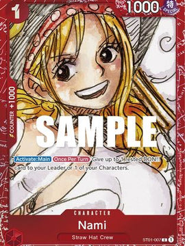 Nami (Premium Card Collection -ONE PIECE FILM RED Edition-) (ST01-007) - One Piece Promotion Cards Foil