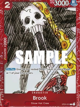 Brook (Premium Card Collection -ONE PIECE FILM RED Edition-) (ST01-011) - One Piece Promotion Cards Foil