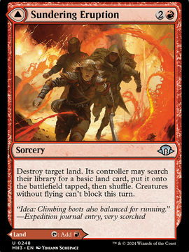 Sundering Eruption // Volcanic Fissure (MH3-248) - Modern Horizons 3 Foil