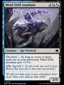 Mind Drill Assailant (BLB-225) - Bloomburrow