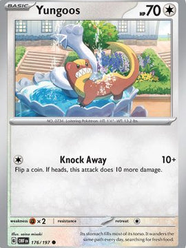 Yungoos (176/197) [Scarlet & Violet: Obsidian Flames]