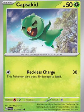Capsakid (023/197) [Scarlet & Violet: Obsidian Flames]