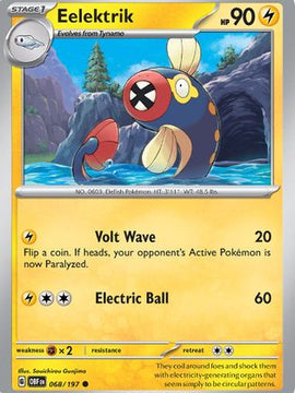 Eelektrik (068/197) [Scarlet & Violet: Obsidian Flames]