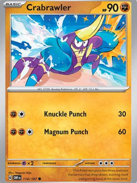 Crabrawler (114/197) [Scarlet & Violet: Obsidian Flames]