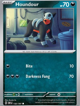 Houndour (132/197) [Scarlet & Violet: Obsidian Flames]