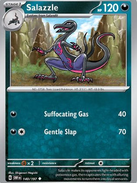Salazzle (140/197) [Scarlet & Violet: Obsidian Flames]