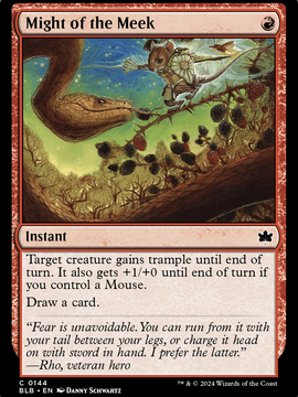 Might of the Meek (BLB-144) - Bloomburrow