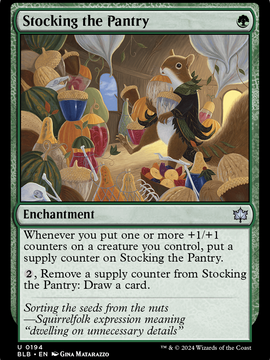 Stocking the Pantry (BLB-194) - Bloomburrow