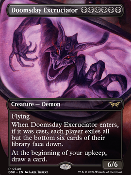 Doomsday Excruciator (DSK-346) - Duskmourn: House of Horror (Borderless) Foil