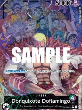 Donquixote Doflamingo (019) (Alternate Art) (OP04-019) - Kingdoms of Intrigue Foil