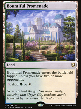 Bountiful Promenade (CLB-348) - Commander Legends: Battle for Baldur's Gate